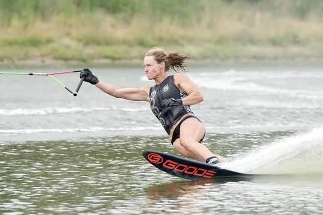 Becky Kuhl in action